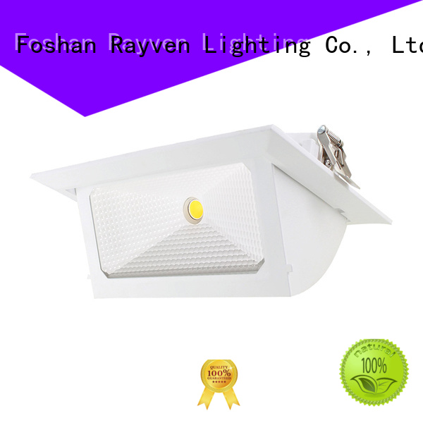 Rayven antiglare chrome downlights factory for hotel