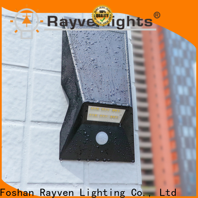 Bulk solar powered exterior wall lights rgb for business for warehouse
