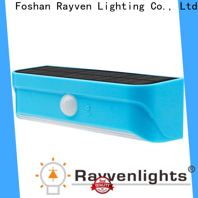 Rayven led solar led wall light with sensor factory for warehouse