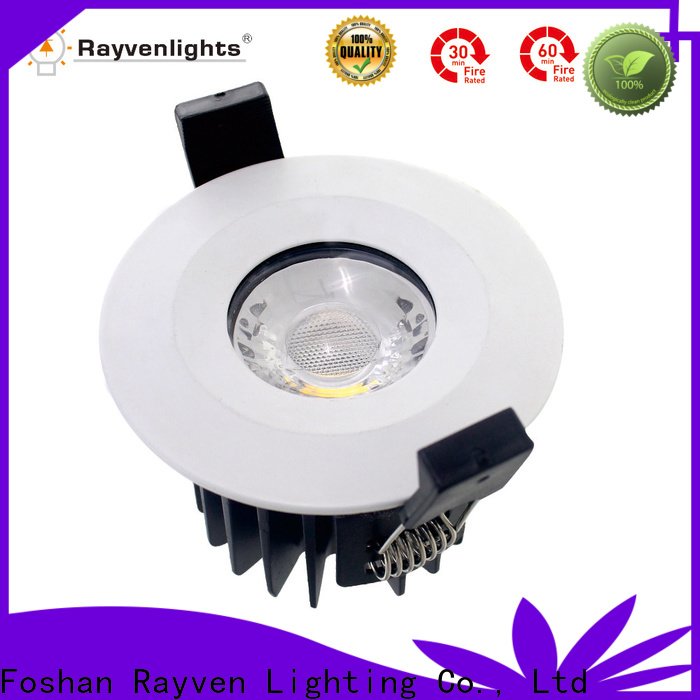 Rayven led fire rated downlights uk supply for office