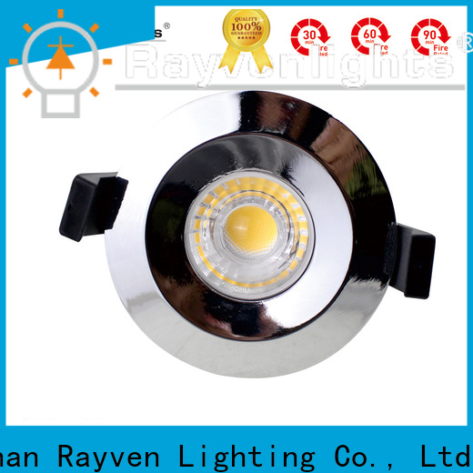 Rayven ODM fire rated bathroom downlights supply for restaurants